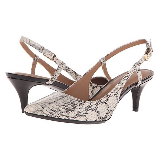 Calvin Klein Shoes - Calvin Klein Patsi Muted Snake Dress Pumps
